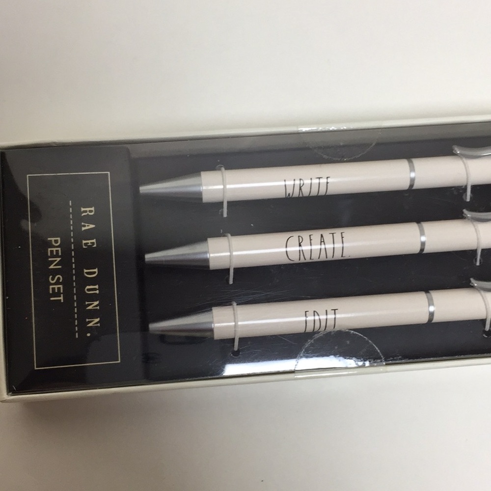 NIP Rae Dunn Pen Set 3 pc - Picture 2 of 3